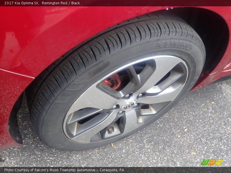 Remington Red / Black 2017 Kia Optima SX