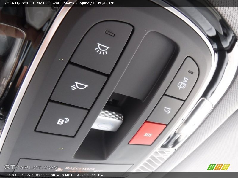 Sierra Burgundy / Gray/Black 2024 Hyundai Palisade SEL AWD
