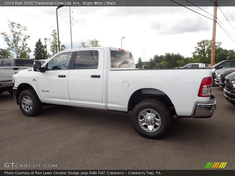 Bright White / Black 2024 Ram 3500 Tradesman Crew Cab 4x4