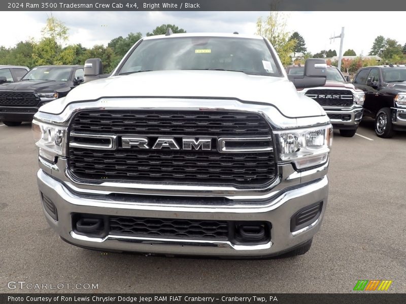 Bright White / Black 2024 Ram 3500 Tradesman Crew Cab 4x4