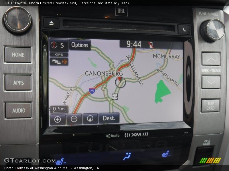 Navigation of 2018 Tundra Limited CrewMax 4x4