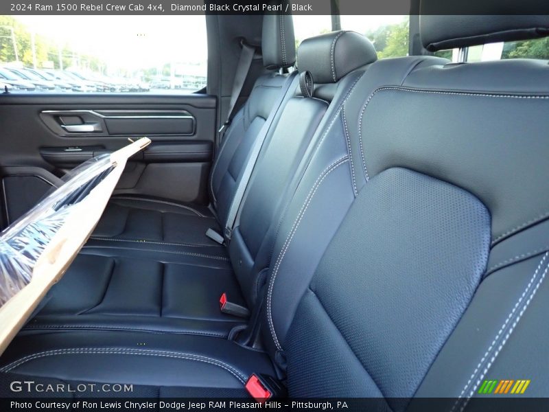 Rear Seat of 2024 1500 Rebel Crew Cab 4x4