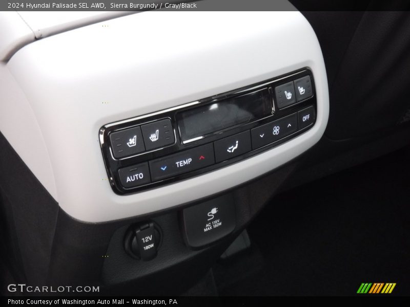 Controls of 2024 Palisade SEL AWD