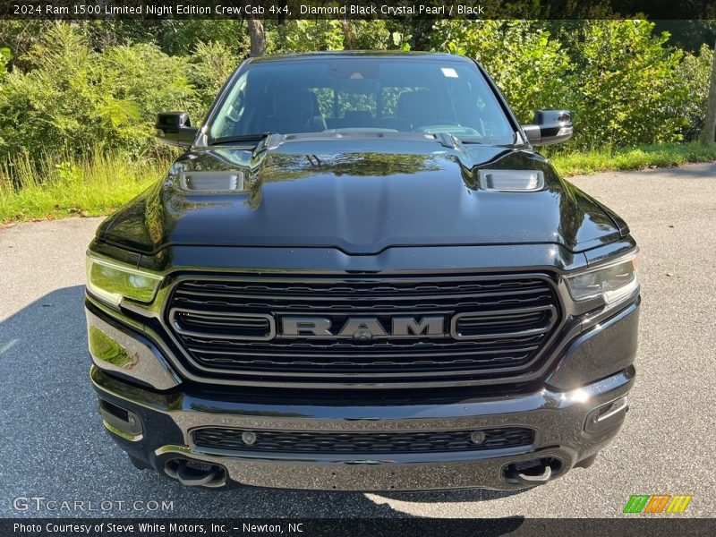 Diamond Black Crystal Pearl / Black 2024 Ram 1500 Limited Night Edition Crew Cab 4x4
