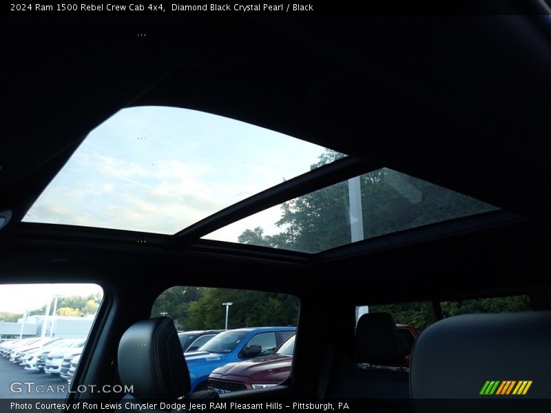 Diamond Black Crystal Pearl / Black 2024 Ram 1500 Rebel Crew Cab 4x4