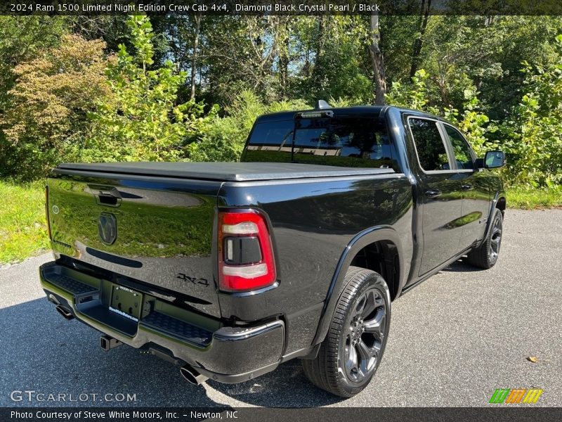 Diamond Black Crystal Pearl / Black 2024 Ram 1500 Limited Night Edition Crew Cab 4x4