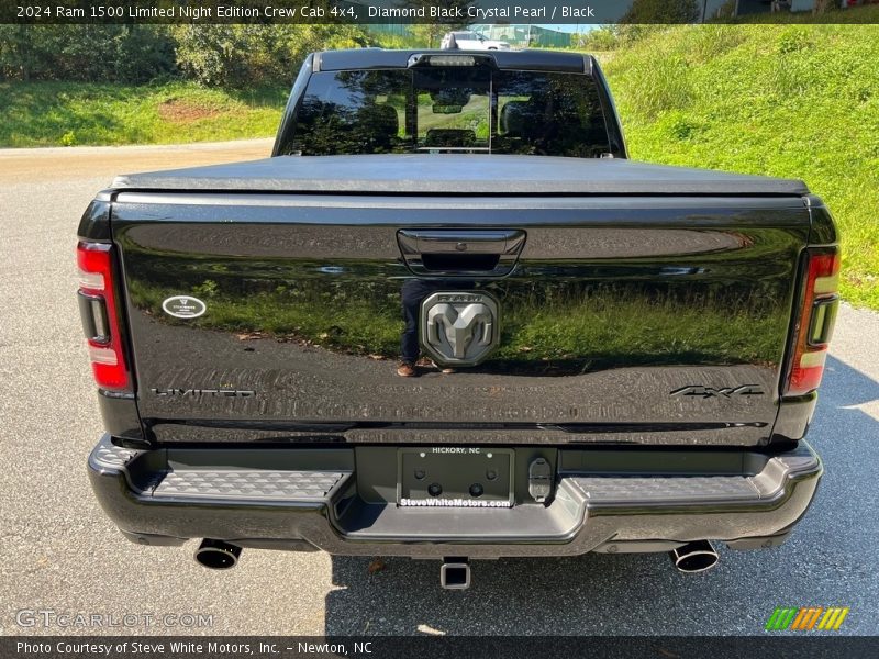 Diamond Black Crystal Pearl / Black 2024 Ram 1500 Limited Night Edition Crew Cab 4x4