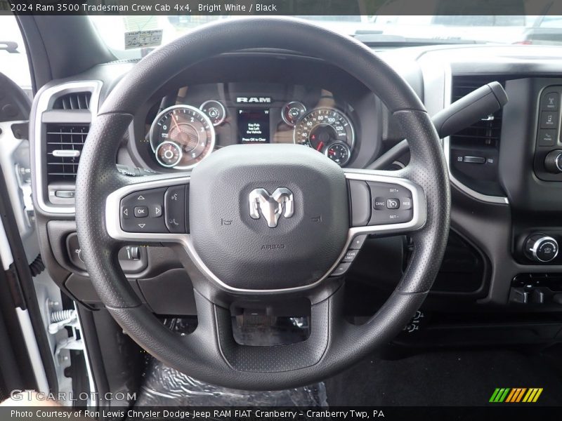  2024 3500 Tradesman Crew Cab 4x4 Steering Wheel