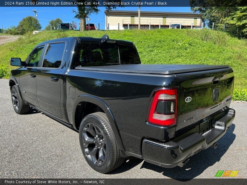 Diamond Black Crystal Pearl / Black 2024 Ram 1500 Limited Night Edition Crew Cab 4x4