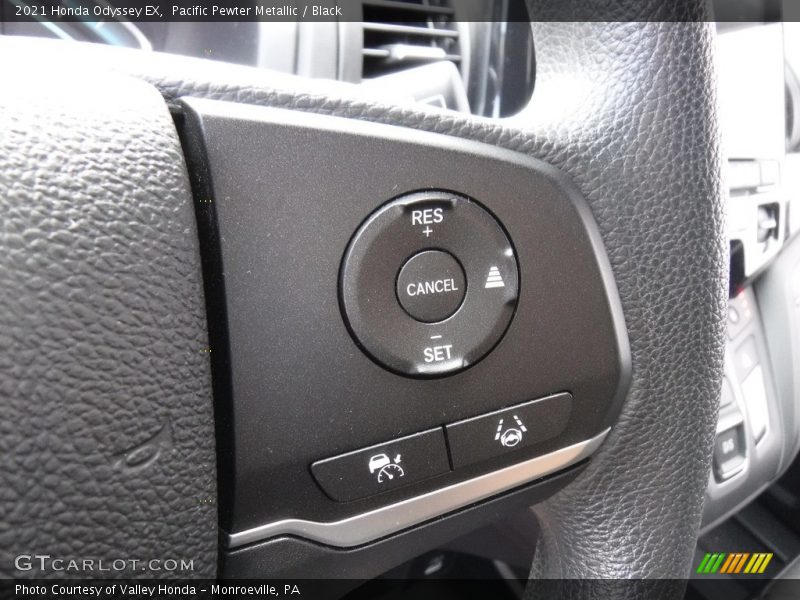 Pacific Pewter Metallic / Black 2021 Honda Odyssey EX