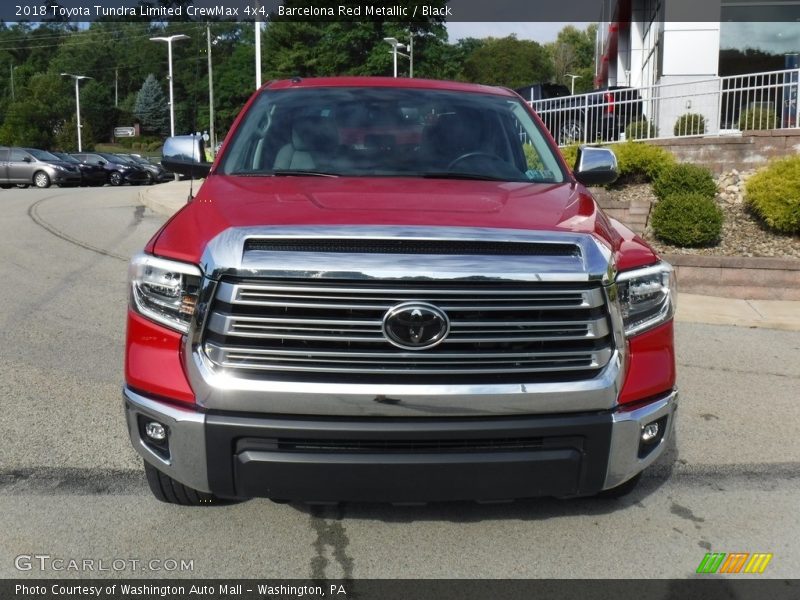 Barcelona Red Metallic / Black 2018 Toyota Tundra Limited CrewMax 4x4