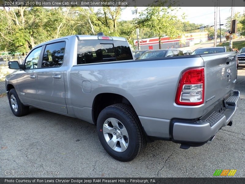 Billet Silver Metallic / Black 2024 Ram 1500 Big Horn Crew Cab 4x4