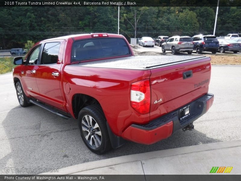 Barcelona Red Metallic / Black 2018 Toyota Tundra Limited CrewMax 4x4