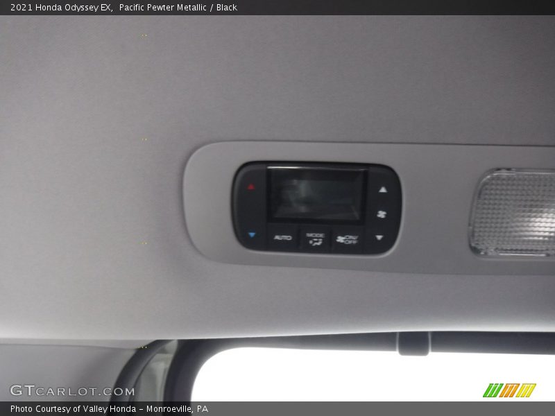 Pacific Pewter Metallic / Black 2021 Honda Odyssey EX