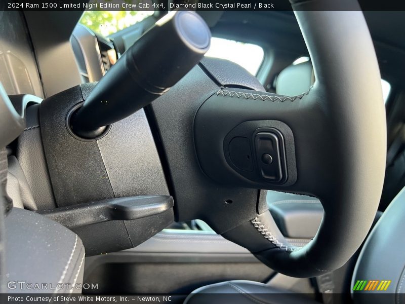 Diamond Black Crystal Pearl / Black 2024 Ram 1500 Limited Night Edition Crew Cab 4x4