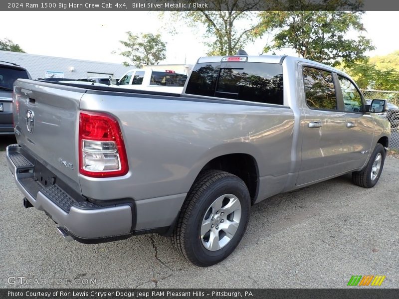 Billet Silver Metallic / Black 2024 Ram 1500 Big Horn Crew Cab 4x4
