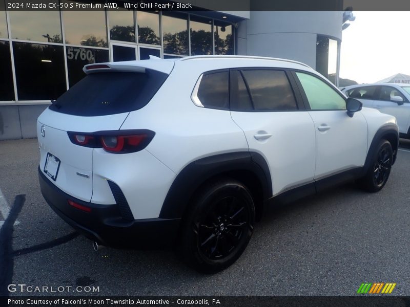 Wind Chill Pearl / Black 2024 Mazda CX-50 S Premium AWD