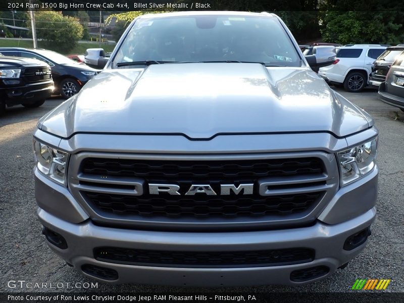 Billet Silver Metallic / Black 2024 Ram 1500 Big Horn Crew Cab 4x4