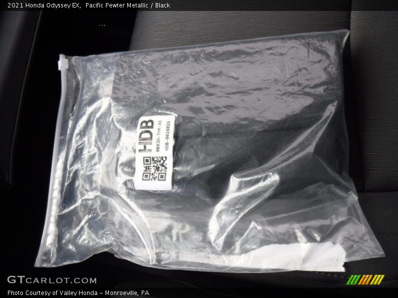 Pacific Pewter Metallic / Black 2021 Honda Odyssey EX
