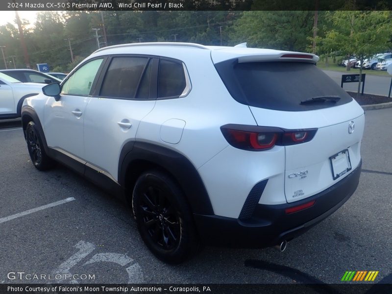 Wind Chill Pearl / Black 2024 Mazda CX-50 S Premium AWD