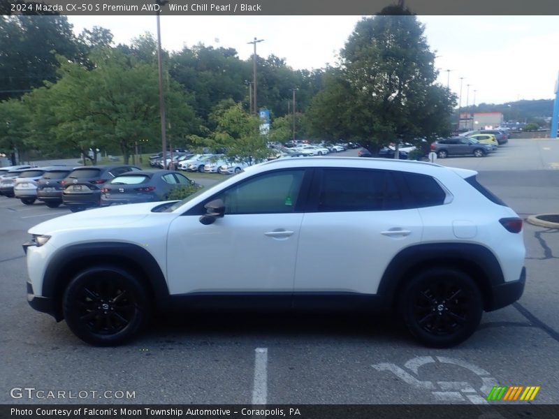 Wind Chill Pearl / Black 2024 Mazda CX-50 S Premium AWD