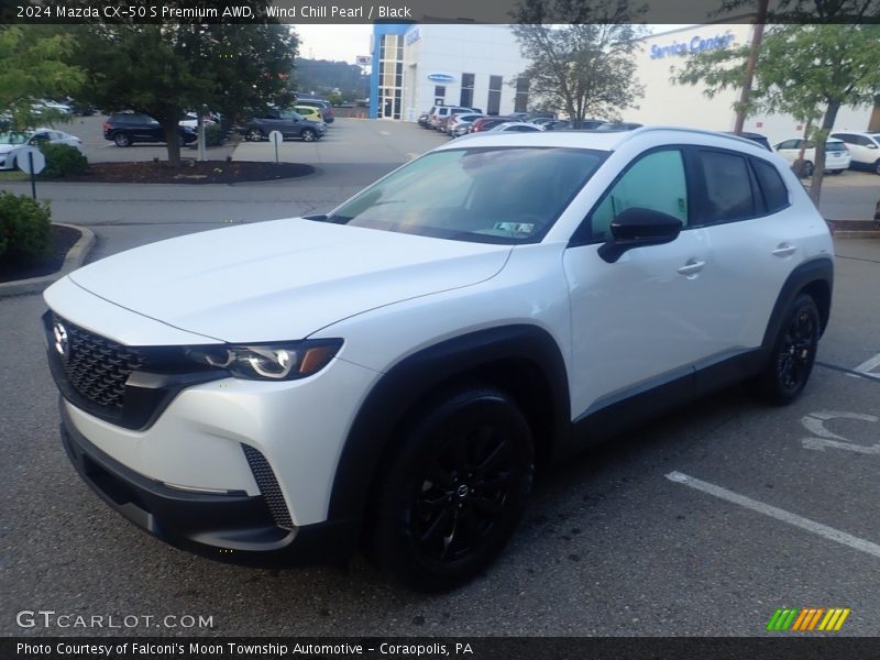 Wind Chill Pearl / Black 2024 Mazda CX-50 S Premium AWD