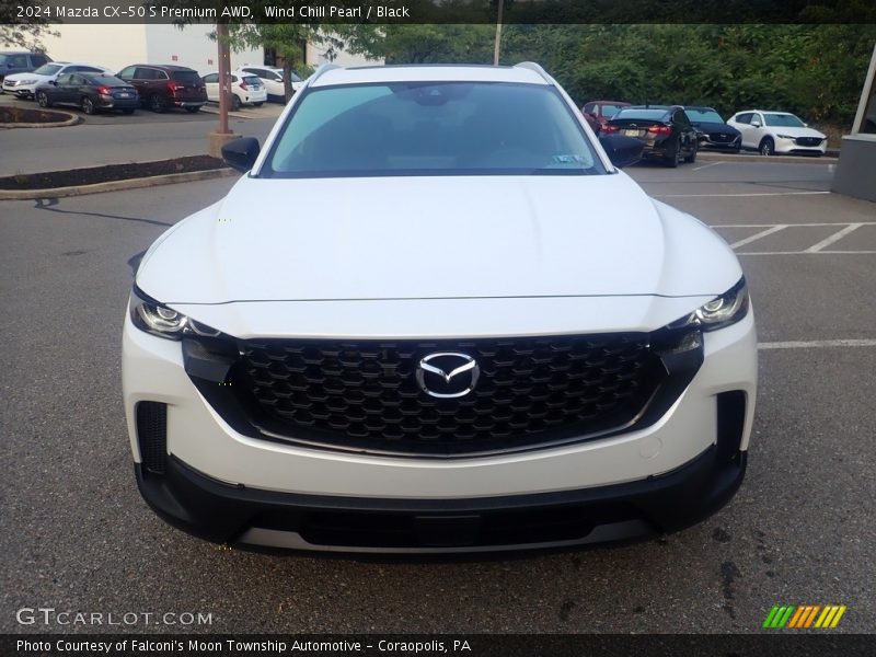 Wind Chill Pearl / Black 2024 Mazda CX-50 S Premium AWD