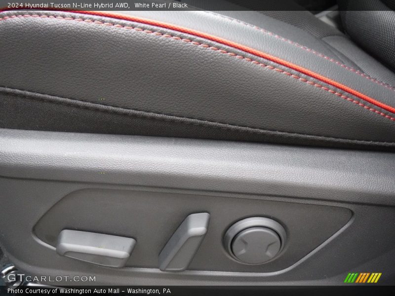 White Pearl / Black 2024 Hyundai Tucson N-Line Hybrid AWD