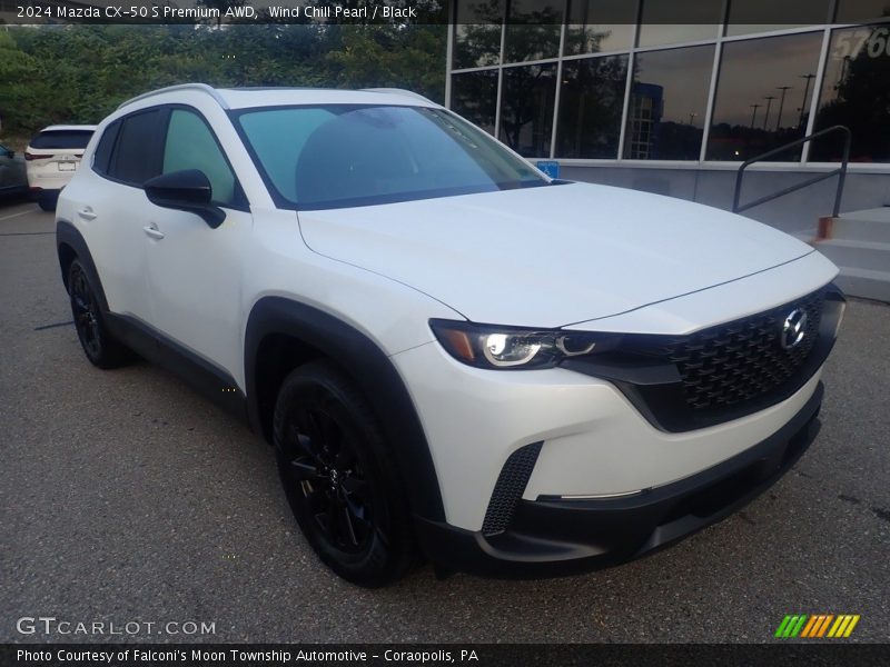 Wind Chill Pearl / Black 2024 Mazda CX-50 S Premium AWD