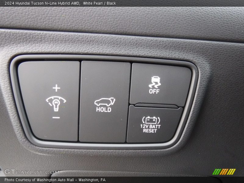 Controls of 2024 Tucson N-Line Hybrid AWD