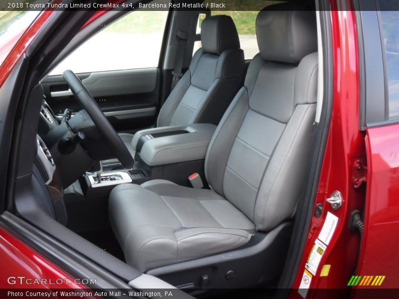 Front Seat of 2018 Tundra Limited CrewMax 4x4
