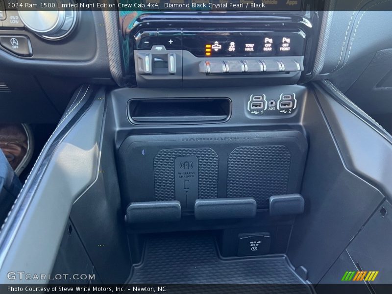 Diamond Black Crystal Pearl / Black 2024 Ram 1500 Limited Night Edition Crew Cab 4x4
