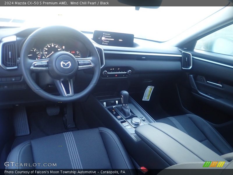 Wind Chill Pearl / Black 2024 Mazda CX-50 S Premium AWD