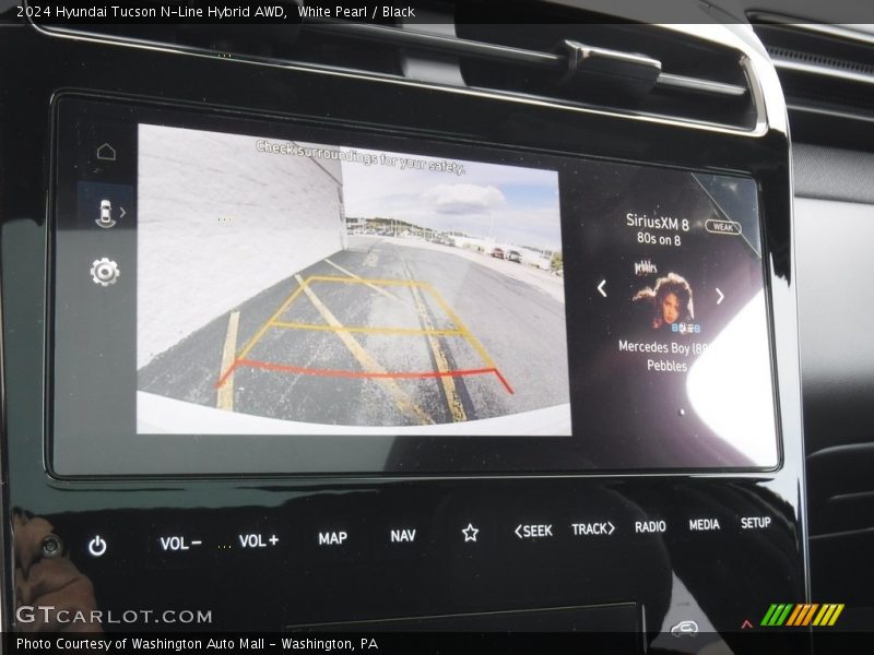White Pearl / Black 2024 Hyundai Tucson N-Line Hybrid AWD