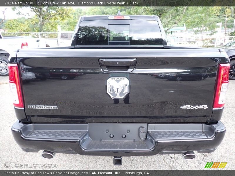 Diamond Black Crystal Pearl / Black 2024 Ram 1500 Big Horn Crew Cab 4x4
