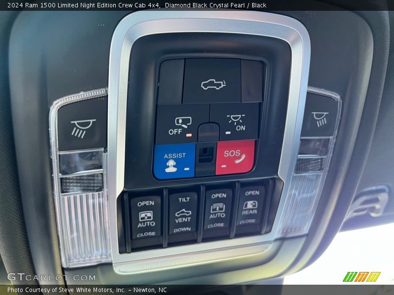Diamond Black Crystal Pearl / Black 2024 Ram 1500 Limited Night Edition Crew Cab 4x4