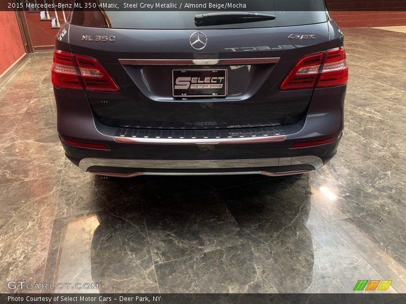 Steel Grey Metallic / Almond Beige/Mocha 2015 Mercedes-Benz ML 350 4Matic