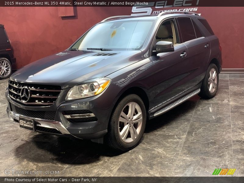 Steel Grey Metallic / Almond Beige/Mocha 2015 Mercedes-Benz ML 350 4Matic