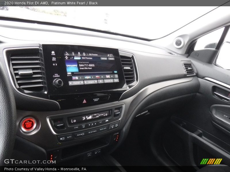 Controls of 2020 Pilot EX AWD