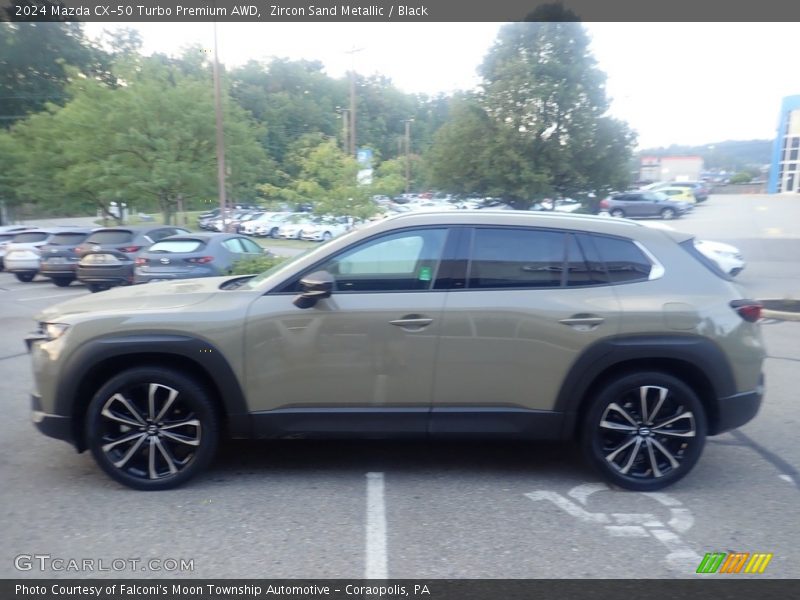 Zircon Sand Metallic / Black 2024 Mazda CX-50 Turbo Premium AWD