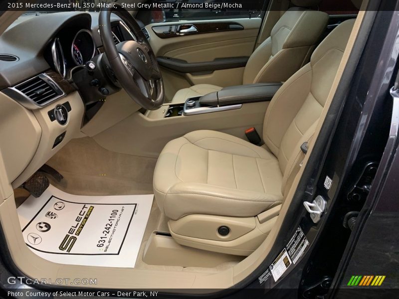 Steel Grey Metallic / Almond Beige/Mocha 2015 Mercedes-Benz ML 350 4Matic
