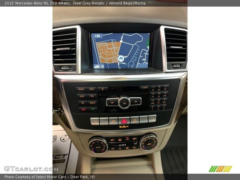 Steel Grey Metallic / Almond Beige/Mocha 2015 Mercedes-Benz ML 350 4Matic