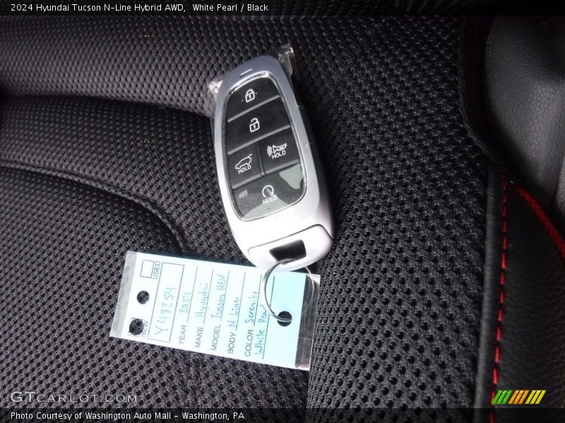Keys of 2024 Tucson N-Line Hybrid AWD