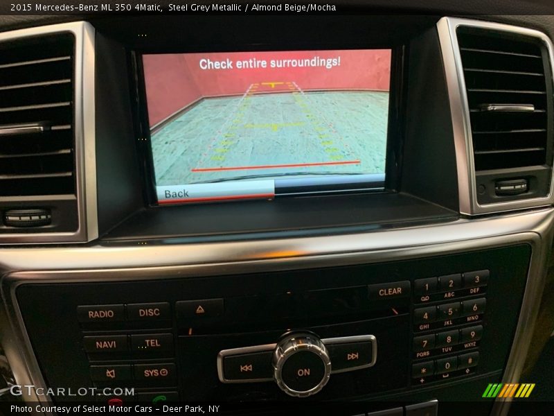 Steel Grey Metallic / Almond Beige/Mocha 2015 Mercedes-Benz ML 350 4Matic