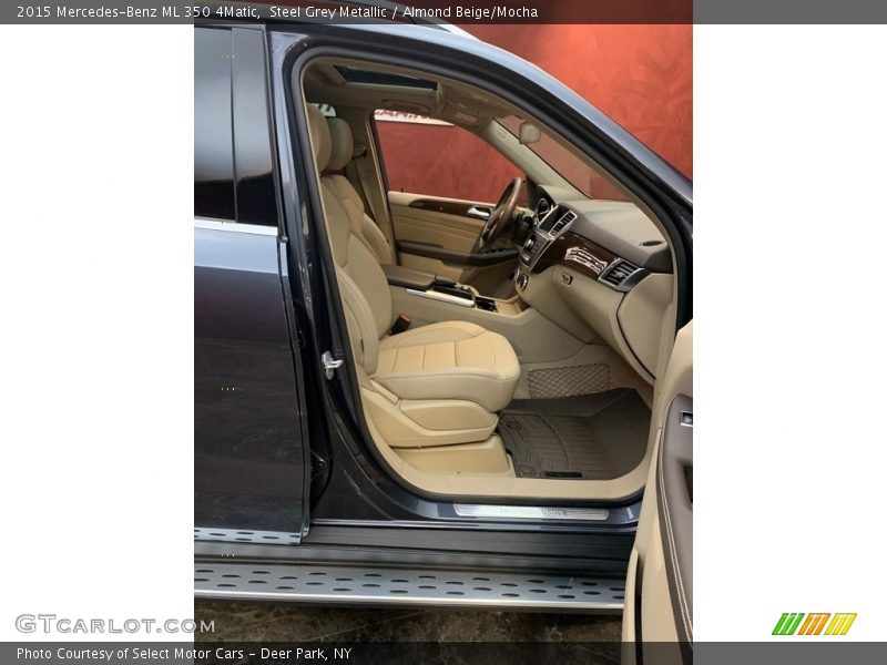Steel Grey Metallic / Almond Beige/Mocha 2015 Mercedes-Benz ML 350 4Matic