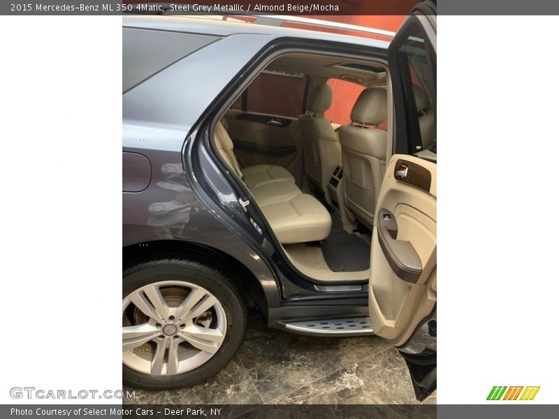 Steel Grey Metallic / Almond Beige/Mocha 2015 Mercedes-Benz ML 350 4Matic