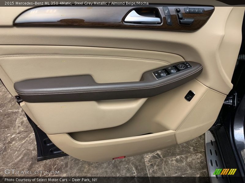 Steel Grey Metallic / Almond Beige/Mocha 2015 Mercedes-Benz ML 350 4Matic