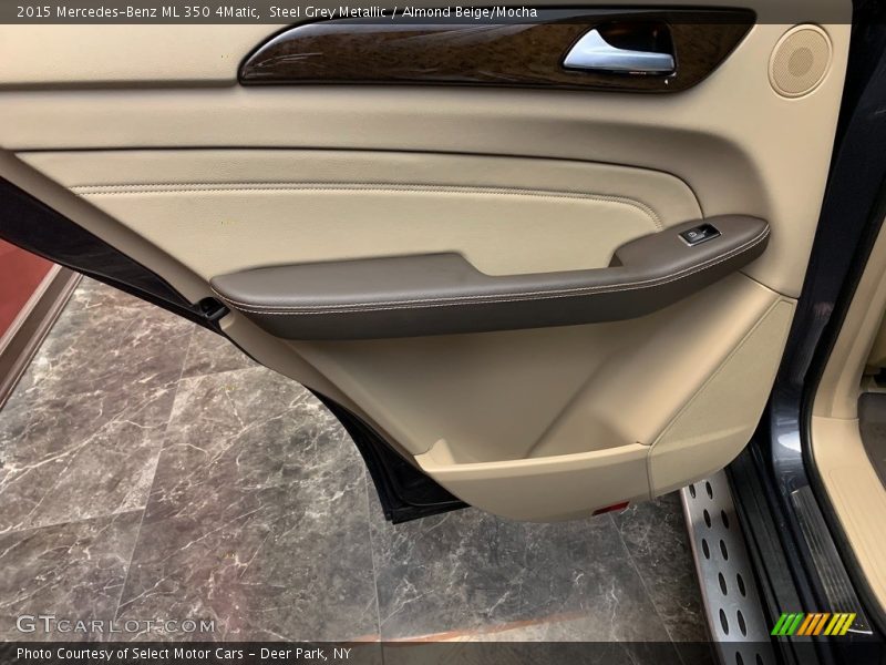 Steel Grey Metallic / Almond Beige/Mocha 2015 Mercedes-Benz ML 350 4Matic