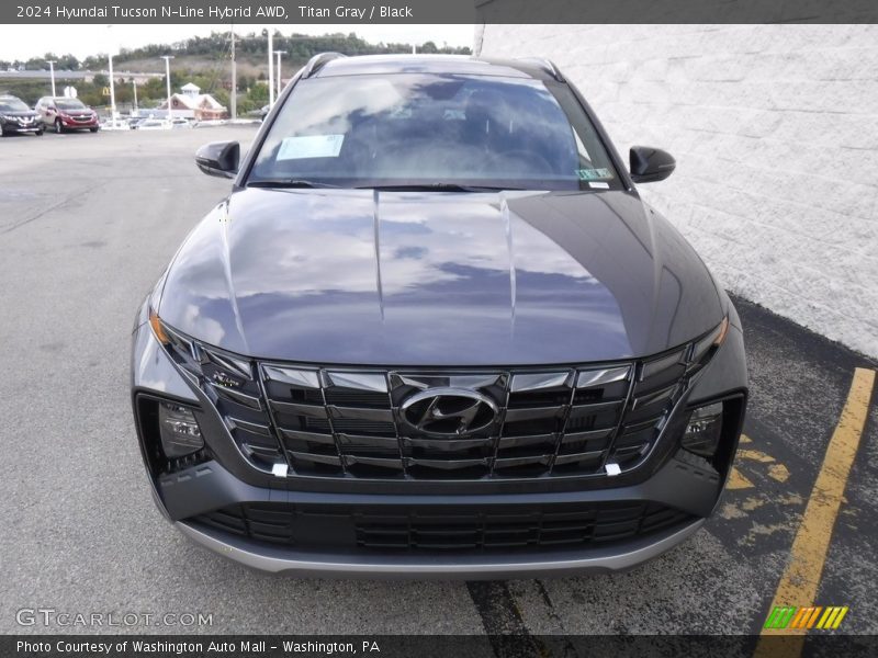 Titan Gray / Black 2024 Hyundai Tucson N-Line Hybrid AWD