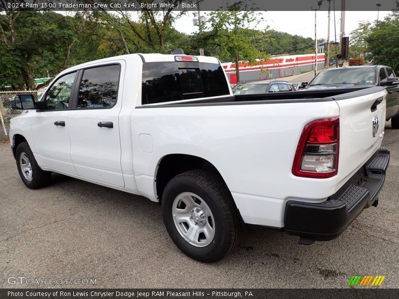 Bright White / Black 2024 Ram 1500 Tradesman Crew Cab 4x4